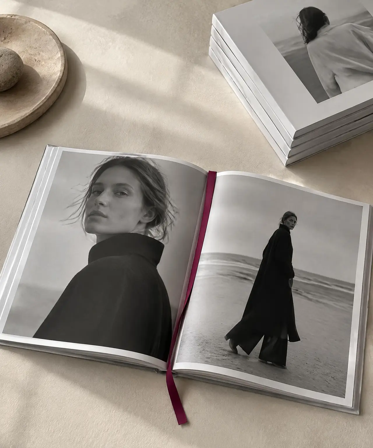 Open lookbook spread — lookbooks & catalogs printing example