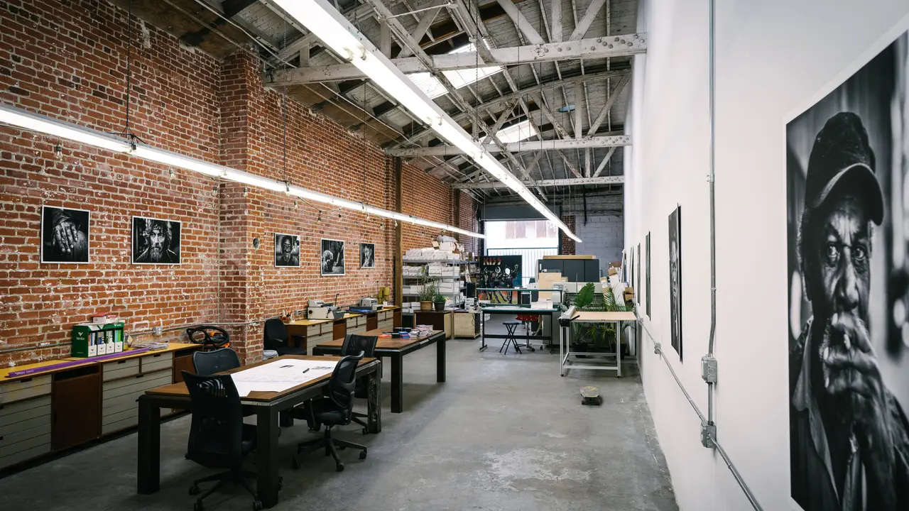 Inside the Magenta Color Print studio in the Arts District